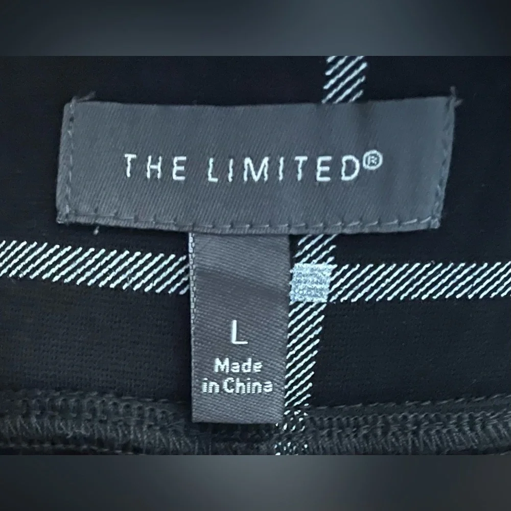 The Limited-Black and White Plaid Pants Size L‎